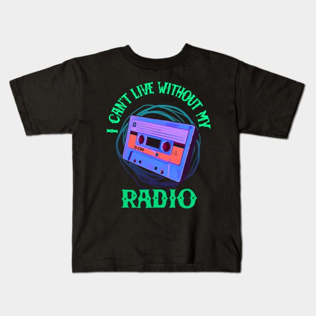 cassette soul Kids T-Shirt by svksesmatamv